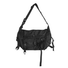 Elevate your urban style with our Black Tactical Messenger Bag set - a must-have for enthusiasts of urban exploration and practical design. Constructed from high-quality, water-resistant materials, this versatile 3 piece ensemble includes a Messenger Bag, Small Shoulder Bag, and Small Round Bag, offering you the perfect storage solution for all your essentials.

Embrace the war-core aesthetics that this bag set exudes, and make it an essential addition to your daily rotation. Whether you're navi Multifunctional Anti-theft Shoulder Bag For Outdoor, Multifunctional Outdoor Anti-theft Shoulder Bag, Durable Multifunctional Shoulder Bag, Techwear Chest Bag With Adjustable Strap For Daily Use, Functional Streetwear Bags With Multiple Pockets, Multifunctional Streetwear Bags With Multiple Pockets, Functional Bags With Multiple Pockets For Streetwear, Techwear Style Bags With Multiple Pockets For Streetwear, Functional Anti-theft Shoulder Bag For Outdoor Activities