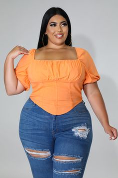 Kaylin Babe Top – GitiOnline Plus Size Modeling, Plus Size Legging Outfits, Classy Jumpsuit, Bright Outfits, Fresh Dress, Secret Dress, No Closure, Plus Size Models, Stretch Top