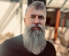 Blonde Bearded Men, Grey Hair Beard, Beard Styles Short, Beard Haircut, Long Beard, Beard And Mustache