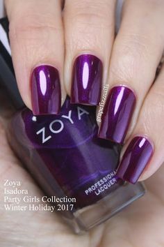 Zoya Party Girls Collection Winter Holiday 2017 July Nails, Nails Only, Girls Collection, Nail Paint, Artificial Nails