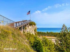 See Incredible Views of Lake Huron From the Top of Castle Rock in St Ignace Lake Huron