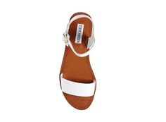 Sandals Steve Madden, Flat Leather Sandals, Ankle Strap Sandals Flat, White Leather Sandals, Black Leather Flats, Leather Sandals Flat, Leather Sandals Women, Black Leather Sandals, Faded Denim