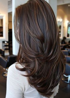 Framing Highlights, Haircuts For Long Hair With Layers, Brown Hair Looks, Brown Hair Inspo, Brunette Hair With Highlights, Highlights Hair, Hairstyles For Layered Hair, Long Hair Color, Brown Balayage