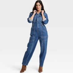 2 Denim Jumpsuit Universal Thread Womans Long Sleeve Button Front Sold Out Blogger Favorite!!!!! Firm On Price New With Tags Size: 2 Pet + Smoke Free Questions? Leave A Comment Below! High Rise Denim Blue Utility Jumpsuit, Utility Straight Leg Jumpsuits For Workwear, Utility Workwear Jumpsuit With Straight Leg, Utility Style Workwear Jumpsuits With Straight Leg, Utility Denim Jumpsuit For Work In Medium Wash, Utility Style Denim Jumpsuit For Work, Utility Button-up Denim Jumpsuit, Straight Leg Overalls With Button Closure For Workwear, Relaxed Fit Denim Jumpsuit With Buttons For Work