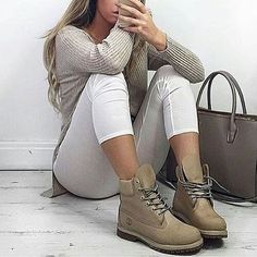 Outfits Con Botas Timberland, Timberland Outfits, Womens Waterproof Boots, Timberlands, Mode Casual, Boots Outfit, Timberland Boots