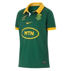 Springbok Rugby Jersey, Springbok Jersey, Springbok Rugby, Diy Outfits, Rugby World Cup, Jersey Outfit, Rugby Jersey, Team Wear, Home Team