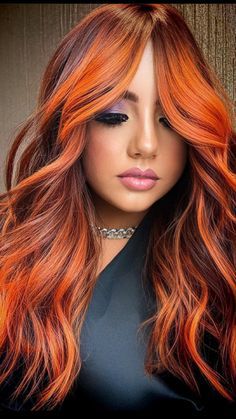 Fox Dyed Hair, Fall Red Hair, Brown Ombre Hair, Hair Color Crazy, Teal Hair, Hair Colorist, Fall Hair Colors, Trendy Hair Color, Hair Color Trends