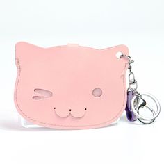 Cute Cat Card Holder for your ID. Comes in 4 fun colors to choose from. 4.25" X 3". Made of PU leather. Has keychain attachment and hook, Vet Accessories, Nutcracker Gifts Ballet, Cat Wallet, Ballet Gift, Nutcracker Ballet, Cat Cards, Leather Working, Saddle Bags, Cute Cat