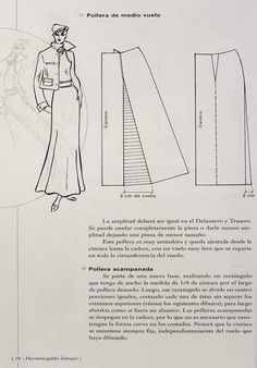 an image of a woman's dress and pants sewing pattern from the book fashion for women