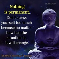 buddha quote about be patient sometimes you have to go through the worst to get to the best