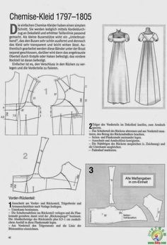 an instruction manual for how to make a dress with sleeves and collars, from the book