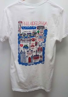 Philadelphia White Julie Gash Short Sleeve T Shirt - 17300525 Short Sleeve Graphic Print Shirt For Fans, Graphic Print Short Sleeve Shirt For Fan Gear, White Collegiate Short Sleeve Sublimation Design, White Collegiate T-shirt With Graphic Print, White Collegiate Graphic T-shirt, White Collegiate Graphic Print T-shirt, White Graphic T-shirt For Game Day, White T-shirt With Screen Print For Fans, White T-shirt With Screen Print For Sports Fans