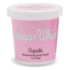 Primal Elements Cupcake Sugar Whip Moisturizing Body Scrub The process of exfoliation is important to slough away dead skin cells that can make the skin look dull, rough and dry. Sugar Whip® is made with fifty percent moisturizing ingredients, whipped together with pure cane sugar for gentle exfoliation. This unique product is a triple threat as a cleanser, scrub and moisturizer all in one convenient package. The sweet creamy lather rinses cleanly away revealing softer, velvety smooth skin. Prim Moisturizing Body Scrub, Whipped Scrub, Best Stocking Stuffers, Exfoliating Scrub, Body Scrubs, Glycerin Soap, Pink Girly Things, Gentle Exfoliator, Face Cleanser