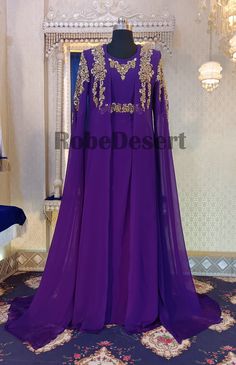 Purple Color Islamic Wedding Designer Arabic Maxi Hand Beaded Dubai Ladies Long Sleeve Moroccan Kaftan Arabic Party Wear Takchita Kaftan by TheRobeDesert on Etsy Xmen Oc, Sister Wedding Dress, Arabic Party, Caftan Dresses, Arabic Dress, Moroccan Kaftan, Islamic Wedding, Wedding Designer, Moroccan Caftan