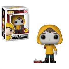 a pop vinyl figure is shown in front of a box