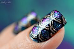 sereia-1-42ok post Class Ring, Nail Art, Glitter, Nails, Art, Nail Arts