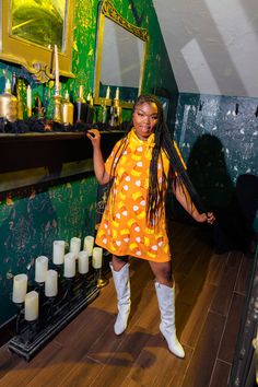 Get ready to embrace spooky season with our Orange Candy Corn Tee Dress! This playful dress pays homage to the beloved Halloween candy, adding a unique twist to your wardrobe. Model is wearing large The University Of Oklahoma, Orange Candy, Texas Christian University, University Of South Carolina, Rodeo Queen, Dresses Xxl, Halloween Candy, Romper Pants, Cover Up Dress