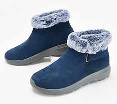 Nothing beats a comfy pair of boots during chilly season. These super-cozy faux fur booties snuggle and cuddle you during all your winter-time adventures. From Skechers. Hidden Wedge Boots, Skechers Shoes Women, Skechers Boots, Leopard Print Boots, Fur Ankle Boots, Boho Boots, Vegan Boots, Faux Fur Boots, Black Suede Booties