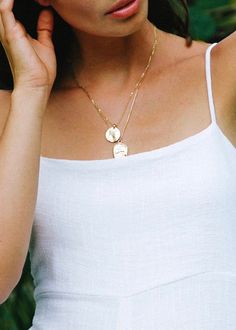 Gold filled chain Matte gold medallion pendant Gold filled lobster clasp Gold filled adjustable chain from 15" to 20" Initial Tag Necklace, Eye Of Horus Necklace, Aquarius Necklace, Aries Necklace, Sagittarius Necklace, Pisces Necklace, Virgo Necklace, Taurus Necklace, Leo Necklace