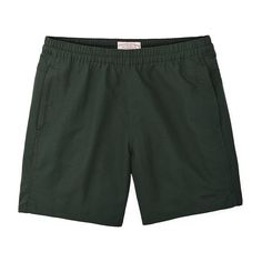 Our Cooper Lake Trunks are ideal for fishing, cooling off in mountain lakes, or any action in the water. The lightweight nylon fabric is treated to minimize water absorption, so they dry faster. The elastic waistband secures with a drawstring. One-inch slits on the outer hems help provide ease of motion. The rear pocket zips closed for security and features an elastic cord loop to secure a keyring. Mesh front pocket bags drain instantly. | Filson Cooper Lake Trunks Dark Spruce Size XL Swim Trunks With Elastic Waistband For Outdoor Activities, Short Swim Trunks With Elastic Waistband For Outdoor Activities, Short Swim Trunks With Elastic Waistband For Beach, Solid Color Shorts With Functional Drawstring For Outdoor, Solid Shorts With Elastic Waistband For Outdoor Activities, Solid Swim Trunks With Elastic Waistband For Outdoor Activities, Outdoor Swim Trunks With Functional Drawstring, Summer Hiking Shorts, Relaxed Beachwear Bottoms With Elastic Waistband