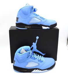 THIS AUCTION IS FOR: BRAND NEW IN THE BOX 100% AUTHENTIC. AIR JORDAN 5 RETRO SE SHOES  MEN'S SIZE: 12 COLOR: UNIVERSITY/BLUE/BLACK-WHITE    ~ PLEASE ASK ANY QUESTIONS & SEE MY OTHER ITEMS ~ THANKS FOR LOOKING!!! Bird Shoes, Unc University, Jordan 5 Retro, Air Jordan 5 Retro, Air Jordan 5, Allergic Reaction, Jordan 5, University Blue, Men Shoes Size