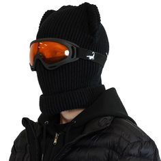 Our Bear ear 4oz Premium Balaclava Beanie In 4 colors Washable safe , Can be worn as a balaclava and beanie We offer same day shipping Check all our styles Casual Acrylic Balaclava For Winter, Casual Winter Acrylic Balaclava, Winter Windproof Beanie For Outdoor Activities, Black Windproof Beanie, One Size Fits Most, Windproof Full Face Hat One Size, Acrylic Balaclava Beanie For Winter, Winter Acrylic Balaclava Beanie, Acrylic Winter Balaclava Beanie, Black Windproof Beanie For Outdoor