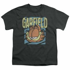 Garfield Rad Garfield Kids Youth T Shirt Licensed TV Movie Comic Tee Charcoal Garfield Rad Garfield Kids Youth T Shirt Licensed TV Movie Comic Tee Charcoal The Garfield Rad Garfield Kids Youth T Shirt Item Description: The Garfield Rad Garfield Kids Youth t-shirt is made from 100% pre-shrunk medium weight cotton.   Kids Youth t-shirt is made from 100% pre-shrunk medium weight cotton.  Every item we sell is original and fully licensed. If a shirt is designated as "distressed", the design contains Oh My Goddess, Young T, Tv Movie, Swaggy Outfits, Dream Clothes, Long Sleeve Sweatshirts, Aesthetic Clothes, Pretty Outfits, Cool Shirts