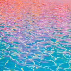 an image of water that is very colorful