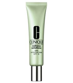 Clinique Redness Solutions Daily Protective Base SPF 15 | Bloomingdales's Green Primer, Clinique Foundation, Clinique Redness Solutions, Oil Free Makeup, Anti Redness, Physical Sunscreen, Chemical Sunscreen, Makeup Primer, Face Primer