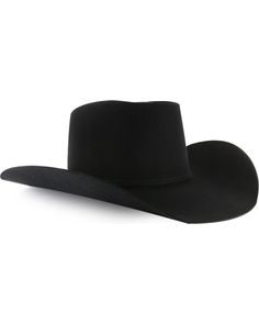 Rodeo King Men's Brick 5X Felt Cowboy Hat, Black Cowboy Hats Black, Felt Hat Band, All Black Hat, Resistol Hats, Best Cowboy Hats, Cowboy Hat Black, Felt Cowboy Hat, Black Cowboy Hat, Felt Cowboy Hats