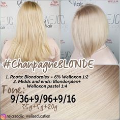 Beige Blonde Hair Color Formula, Beige Blonde Formula, Blonde Formulas, Wella Formulas, Beige Blonde Hair Color, Wella Toner, Beige Blonde Hair, Blonde Shades, Redken Hair Color