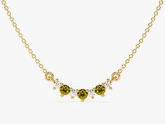 Embrace the beauty of peridot in a stunning and minimalist design with this exquisite peridot necklace. Peridot, with its enchanting green color, is believed to symbolize love, truth, and faithfulness. Peridot Necklace, Gold Yellow, Green Color, Green Colors, Minimalist Design, Solid Gold, 18k Gold, Green, Gold