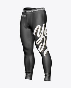 The Men's Leggings Mockup is the perfect tool for apparel designers looking to showcase their workout apparel collection. This mockup features a front view of male leggings that are perfect for running, exercising, and fitness training. With this mockup, designers can easily demonstrate how their leggings will look in a real-world setting. The high-quality design includes all the necessary details such as tights, waistband, and contour seamlines. This mockup is ideal for professionals or Sports Apparel Design, 3d Templates, Men's Fitness, Mockup Free Download