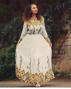 Modern Ethiopian Wedding Dress Habesha Dress Handwoven Habesha Kemis Modern Habesha Libs Eritrean Dress ሀበሻ ቀሚስ ሀበሻ ልብስ Gold Long Sleeve Dresses For Diwali, Gold Long Sleeve Dress With Cutdana, Traditional Wear Maxi Length For Ceremonies, Bohemian Semi-stitched Cutdana Dress, Bohemian Dress For Diwali Traditional Ceremonies, Elegant Ceremonial Dress With Pallu, Fitted Habesha Kemis For Wedding Eid, Fitted Habesha Kemis For Wedding And Eid, Traditional Embroidered Cutdana Wedding Dress