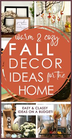 fall decor ideas for the home