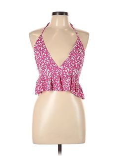 Assorted Brands Tank Top Size: Large Pink Tops - used. 100% POLYESTER, Halter, | Tank Top Pink Halter Tops - Used - Size Large Halter Tank Top, Halter Tank, Halter Tops, Pink Tank, Pink Tank Top, Pink Tops, Tank Top, Pink