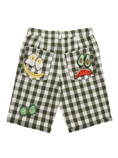 Stella McCartney childrens checked shorts with colorful all-over prints, welt pockets, strap, in cotton.Composition: 100% COTTON Barbour Steve Mcqueen, Boys Bottoms, Kenzo Kids, Steve Mcqueen, Stella Mccartney Kids, Welt Pockets, Kids Wear, Welt Pocket, Mom And Dad