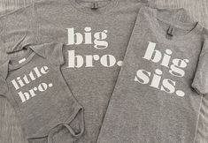 Matching children's shirts for siblings, cousins or friends message me for discount on 3 or more Sibling Shirt Ideas, Matching Letter Print Tops For Family Events, Cotton Graphic Print Shirt For Family Events, Cotton Graphic Print Top For Family Events, Cotton Tops With Graphic Print For Family Events, Cotton Tops With Name Print For Family Events, Family Matching Cotton Tops With Custom Text, Family Cotton Tops With Custom Text, Custom Text Cotton Tops For Family Events