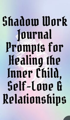 Diy Shadow Work Journal, Bed Time Journal Prompts, Shadow Work Prompts For Relationships, Journal Prompts For Self Worth, Witchy Journal Prompts, Self Healing Journal Prompts, Self Worth Journal Prompts, Inner Work Journal Prompts