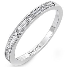 Simon G. Baguette Diamond Wedding Ring Platinum Wedding Band Womens, Platinum Wedding Band, Platinum Wedding Rings, Jewelry Appraisal, Baguette Diamonds, Tax Free, Diamond Wedding Ring, Womens Wedding Bands, Shop Engagement Rings