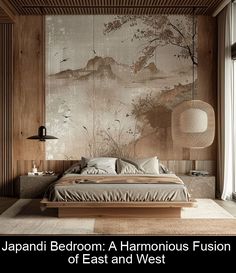 By Alan George Imagine waking up in a space that's not just a room, but a retreat. A place where the hustle of the... Scandinavian Bedroom Ideas, Flat Design Ideas, Japanese Inspired Home, Brownstone Homes, Organic Modern Living Room, Japandi Bedroom, Japanese Bedroom, Chinese Interior, Interior Architecture Drawing