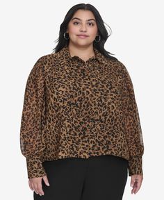 in stock Plus Size Shirts, Cheetah Print, Shirts Tops, Blouses For Women, Long Sleeve Shirts, Womens Shirts, Pick Up, Buy Online, In Store