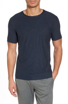 vuori Strato Slim Fit Crewneck Tech T-Shirt | Nordstrom 4-way Stretch Crew Neck Gym T-shirt, Casual Go-dry 4-way Stretch T-shirt, Cotton Stretch T-shirt With Go-dry Technology, Solid 4-way Stretch Go-dry T-shirt, 4-way Stretch Go-dry T-shirt, Athleisure Crew Neck T-shirt In Recycled Polyester, Go-dry Four-way Stretch T-shirt, Go-dry 4-way Stretch T-shirt, Recycled Polyester Crew Neck T-shirt For Athleisure