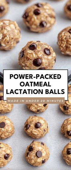 Image for Power-Packed Oatmeal Lactation Balls Protein Balls Lactation, Lactation No Bake Balls, Breastfeeding Oatmeal Balls, Lactation Oatmeal Bites, Meals For Milk Production, Lactation Balls Brewers Yeast, Postpartum Energy Bites, Increase Milk Supply Foods, One Handed Snacks For New Moms