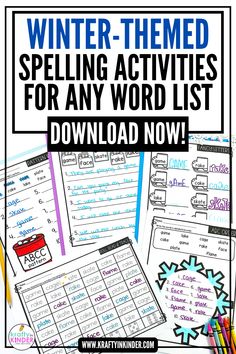 Engage your students with these editable, no-prep winter-themed spelling worksheets! Simply type your word list once, and watch your 10 words automatically fill 20 fun activity pages. These worksheets are perfect for word work, centers, homework, small groups, and more! Save time while providing exciting spelling practice that works with any word list. Get ready for January with these fun, customizable spelling activities! Download now!