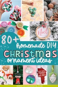 homemade diy christmas ornament ideas