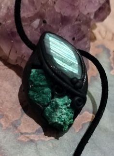 Unique Handcrafted Green stone Jewelry featuring raw malachite and  labradorite.  High vibration healing crystals honoring Gaia. - Aprox 1- 1.5  inches - Will include suede vegan cord for complete necklace - Please allow 6 to 12 days for delivery Healing with Malachite ♥ Calming ♥ Loyalty ♥ Leadership ♥ Protection ♥ Wisdom ♥ Comfort ♥ Balance ♥ Peace ♥ Self-understanding ♥ Positive transformation ♥ Healing Thank you for choosing to support handmade! Velvet Malachite, Raw Malachite, Green Stone Jewelry, Sea Jewelry, Malachite Necklace, Mermaid Pendant, Malachite Pendant, Crystal Heart Pendant, Malachite Jewelry