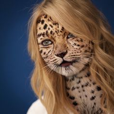 . Lion Costumes, Tiger Makeup, Fox Makeup, Animal Makeup, Red Ball Gown, Creepy Halloween Makeup, Hybrid Art, Special Makeup, Face Paint Makeup