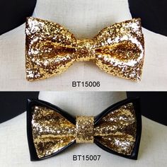 All bow tie is handmade. We can customize it for you to fit your style and event use. VIDEO : https://www.instagram.com/p/BpR0YPkBmgd/?utm_source=ig_share_sheet&igshid=1sq9aw5h12vgt Adult Size : W5x H2.7 inches (W12 xH7cm) Kid Size: W4x H2inches (W10 xH5cm) Adjustable Strap fit most of the neck Gold Satin Bow Tie For Black-tie Events, Gold Bow With Ties For Gifts, Gold Bow With Bow Tie Back For Party, Gold Party Bow With Tie Back, Gold Party Bow, Gold Ribbon Bow For Party, Gold Party Bow With Ribbon, Gold Decorative Bow For Party, Party Bow Ties