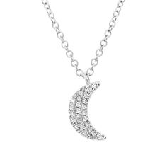 DescriptionCrescent Moon Necklace Metal Details Metal Type: 14K Metal Weight: 1.7 GR Side Diamond Details Carat: 0.06 CT Cresent Moon Necklace, Gold Crescent Moon Necklace, Crescent Moon Necklace Gold, Contemporary Fine Jewelry, Golden Tree, Crescent Moon Pendant, Moon Pendant Necklace, Crescent Moon Necklace, Gold Moon